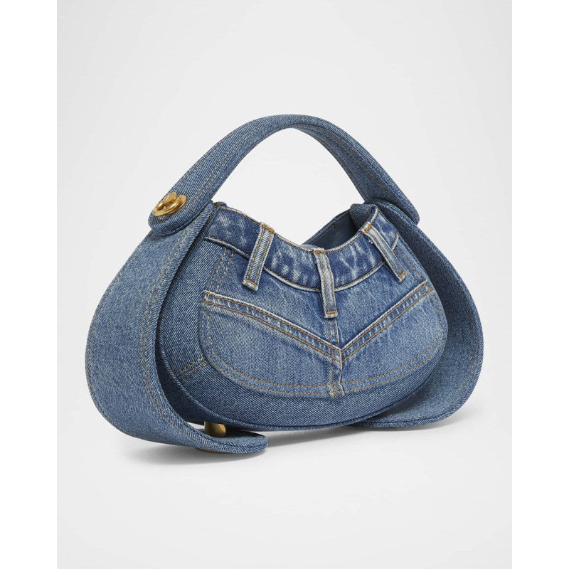 Bolsa Handle Jolie Madam Medium  in Denim