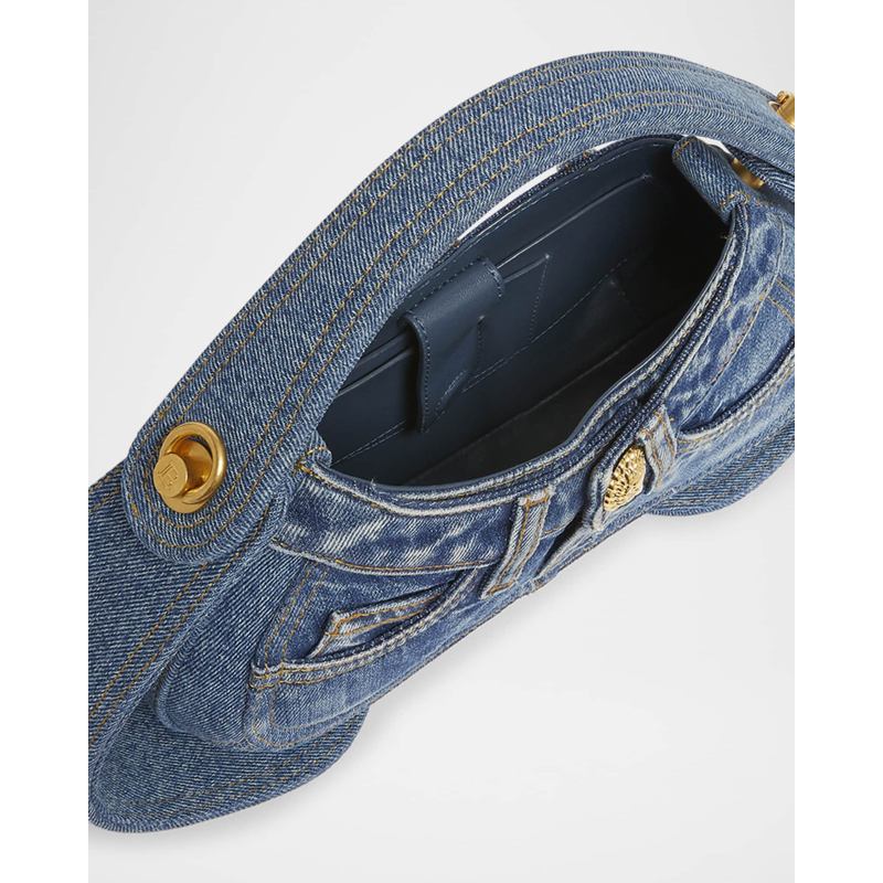 Bolsa Handle Jolie Madam Medium  in Denim