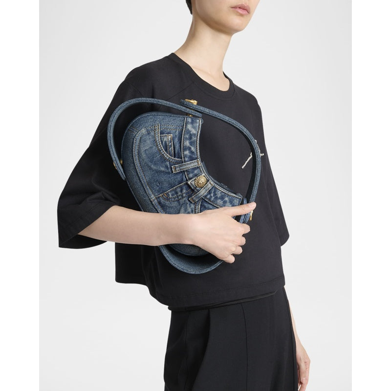 Bolsa Handle Jolie Madam Medium  in Denim