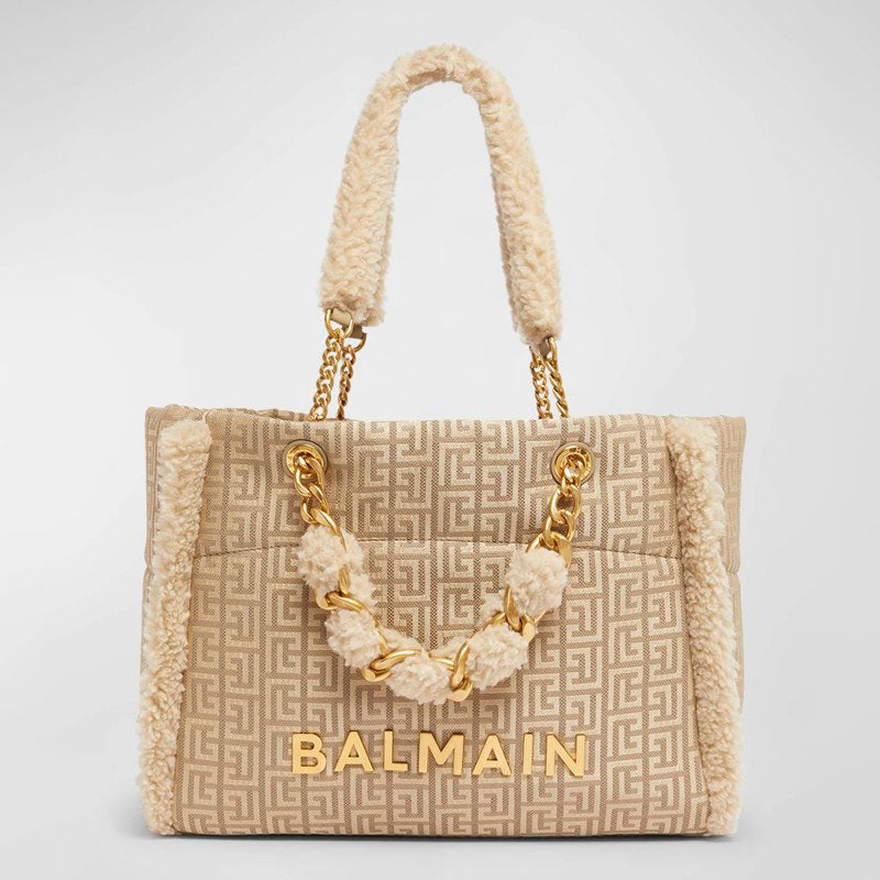 Bolsa Shopper 1945 Soft Cabas In Jacquard With Shearling - Mercado de Luxo - O Maior E-Commerce de Bens, Produtos e Serviços de Luxo do Brasil.