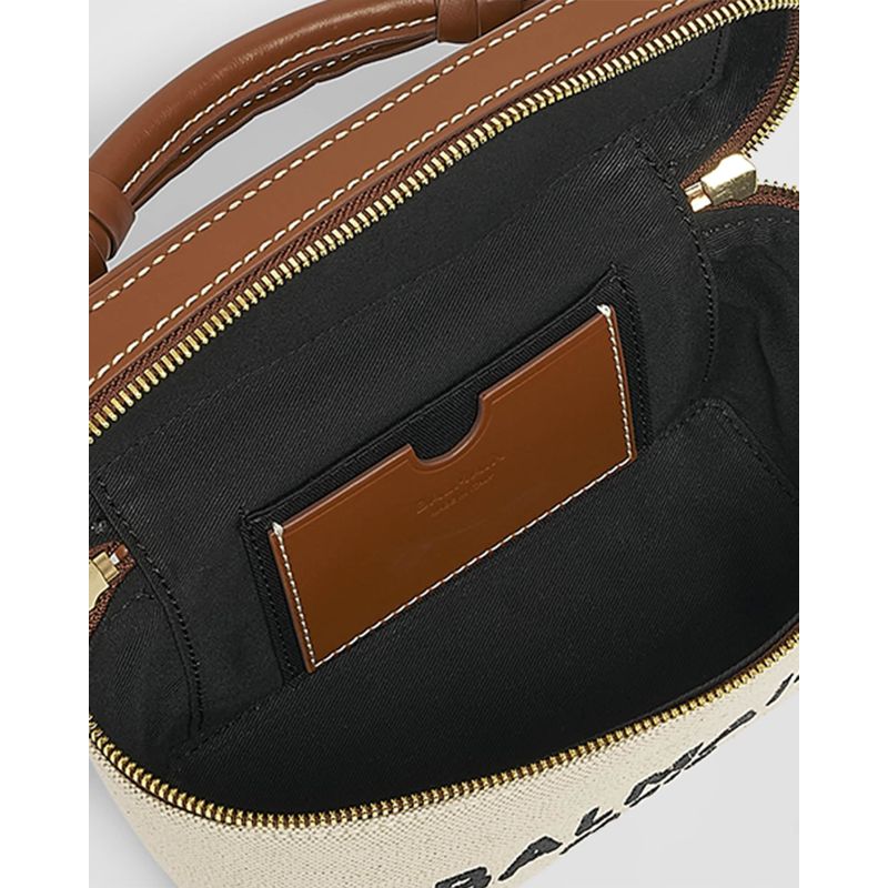 Bolsa Handle B Army Vanity  in Canvas
