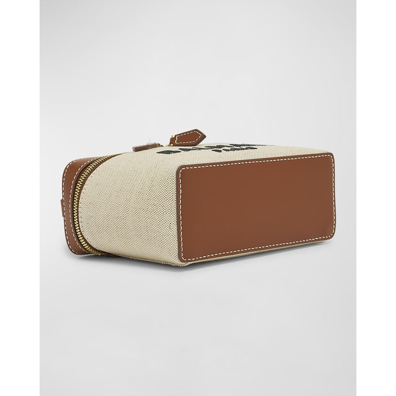 Bolsa Handle B Army Vanity  in Canvas