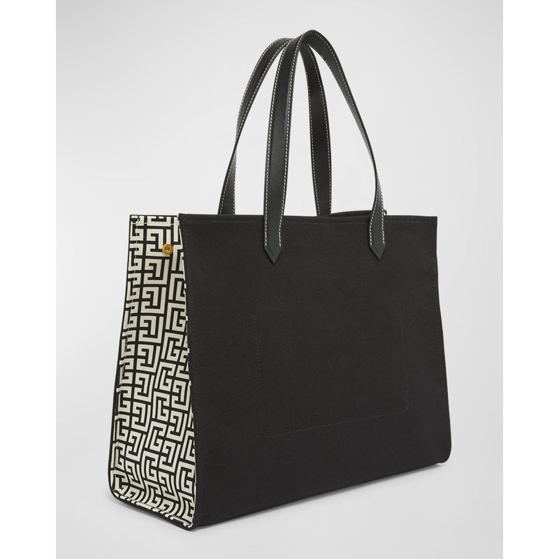 Bolsa Shopper B Army Medium in Monogram Canvas