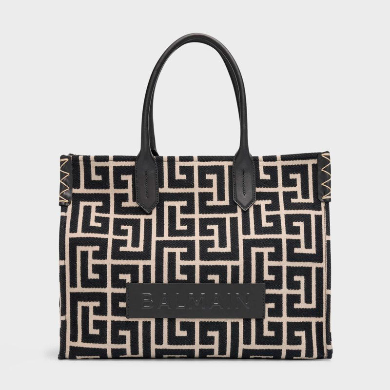 Bolsa Shopper B Army Medium in Monogram Jacquard - Mercado de Luxo - O Maior E-Commerce de Bens, Produtos e Serviços de Luxo do Brasil.