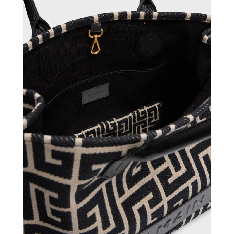 Bolsa Shopper B Army Medium in Monogram Jacquard
