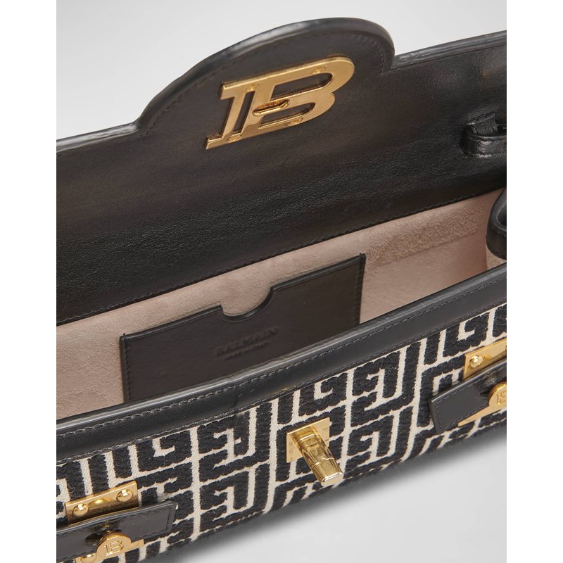 Bolsa Crossbody BBuzz 23 on a Chain in Monogram Jacquard