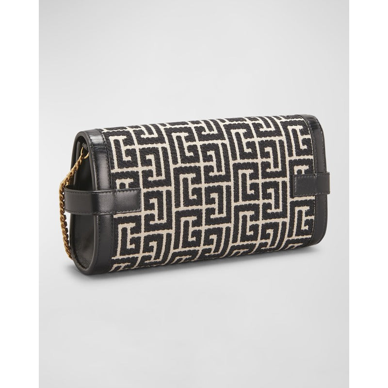 Bolsa Crossbody BBuzz 23 on a Chain in Monogram Jacquard