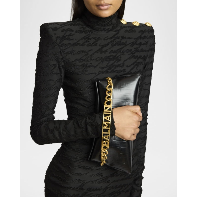 Bolsa Shoulder 1945 Pouch in PB Embossed Crinkle