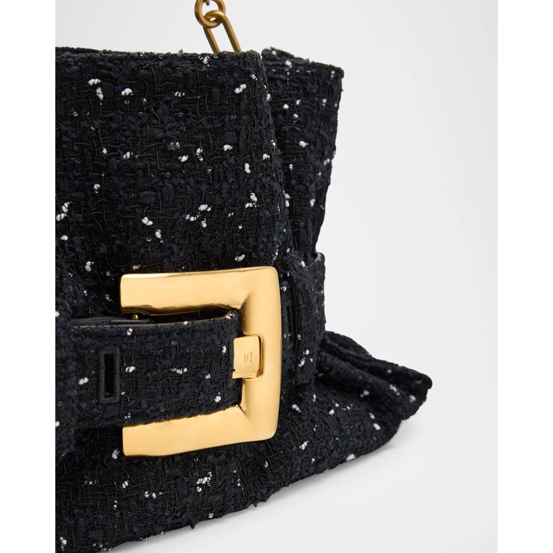 Bolsa Shoulder Anthem Medium Buckle in Tweed