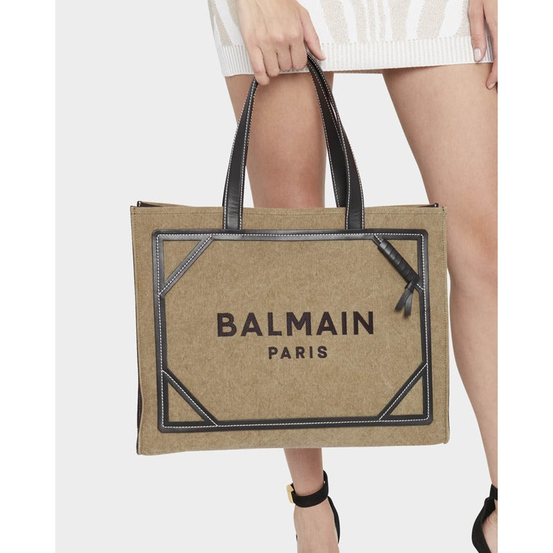 Bolsa Shopper B Army Medium in Canvas with s
