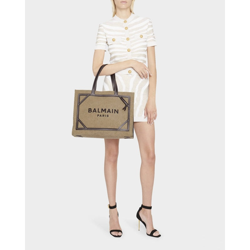 Bolsa Shopper B Army Medium in Canvas with s