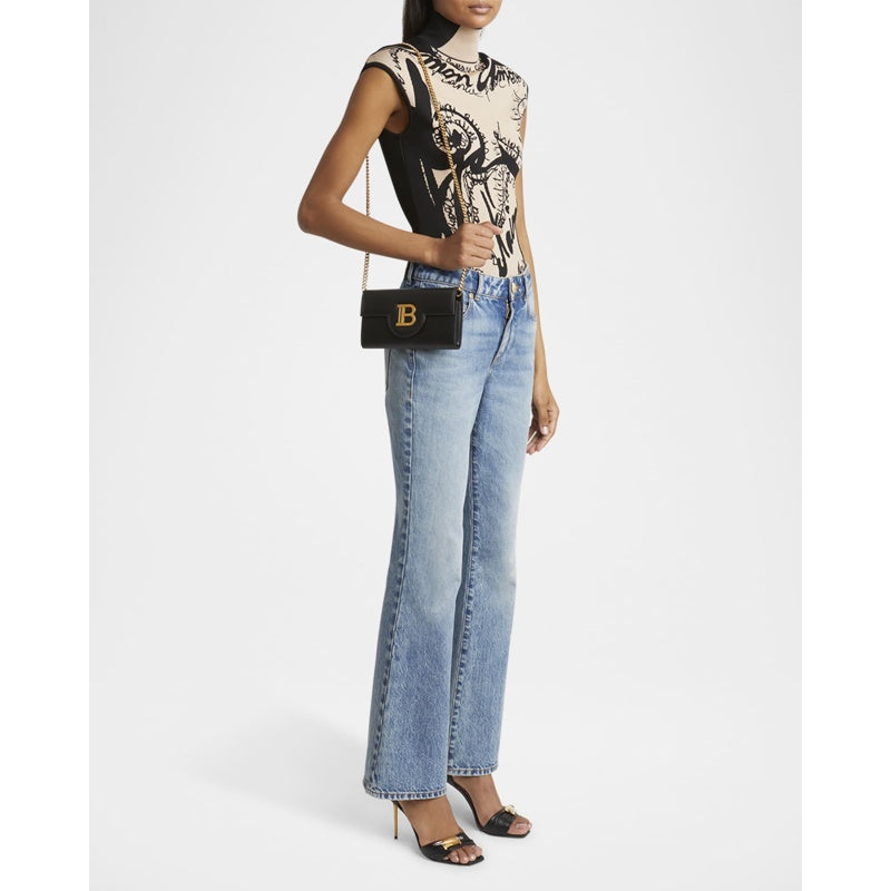 Bolsa Crossbody B Buzz on Chain in Calfskin