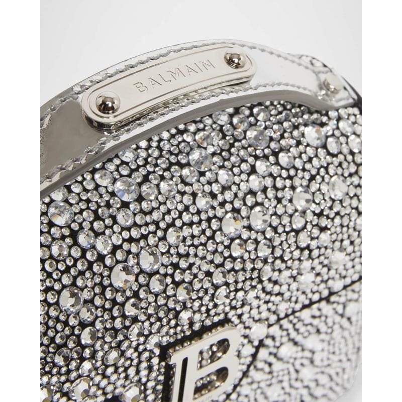 Bolsa Handle B Buzz Dynasty Small  in Strass Suede