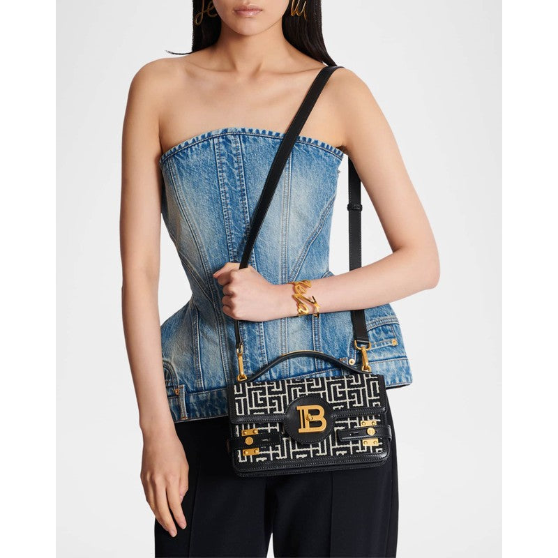 Bolsa Shoulder BBuzz 24 in Monogram Jacquard Canvas