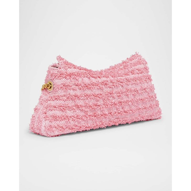 Bolsa Shoulder 1945 Pouch in Tweed Fabric with Logo Chain