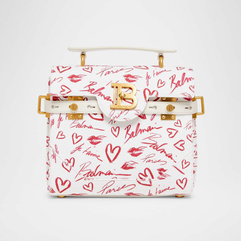 Bolsa Handle B-Buzz 23  in Lipstick-Print Canvas - Mercado de Luxo - O Maior E-Commerce de Bens, Produtos e Serviços de Luxo do Brasil.