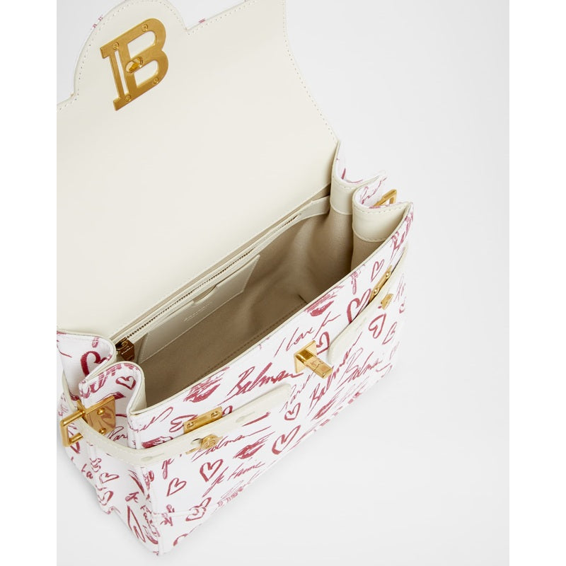 Bolsa Handle B-Buzz 23  in Lipstick-Print Canvas