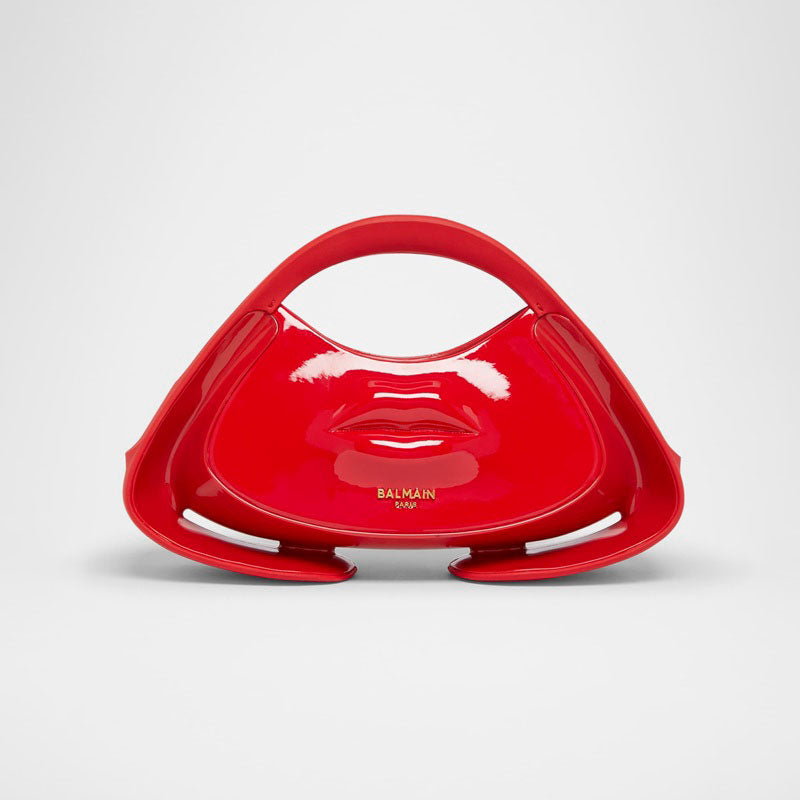 Bolsa Handle Jolie Madame Small Lips  in Patent Faux - Mercado de Luxo - O Maior E-Commerce de Bens, Produtos e Serviços de Luxo do Brasil.
