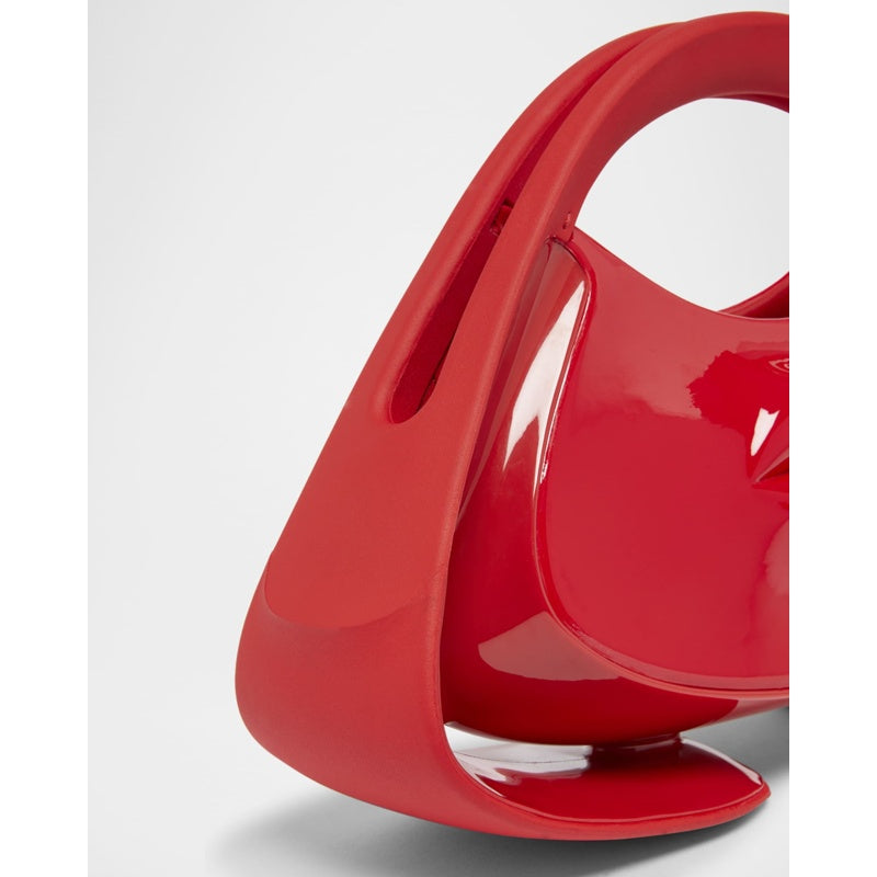 Bolsa Handle Jolie Madame Small Lips  in Patent Faux