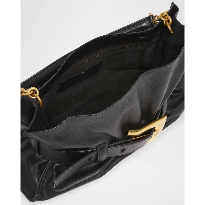Bolsa Shoulder Anthem Medium Buckle in Calfskin