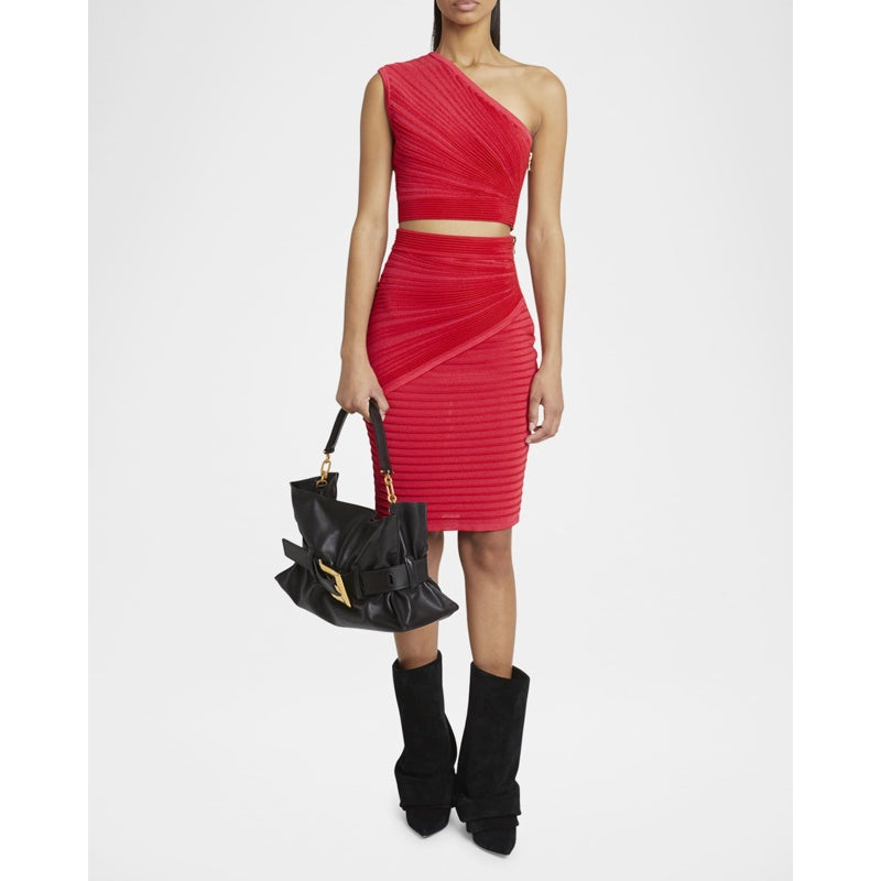 Bolsa Shoulder Anthem Medium Buckle in Calfskin