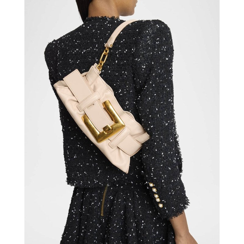 Bolsa Shoulder Anthem Mini Buckle in Calfsk