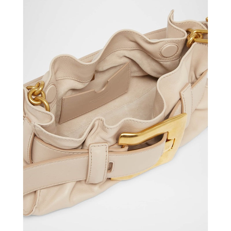 Bolsa Shoulder Anthem Mini Buckle in Calfsk