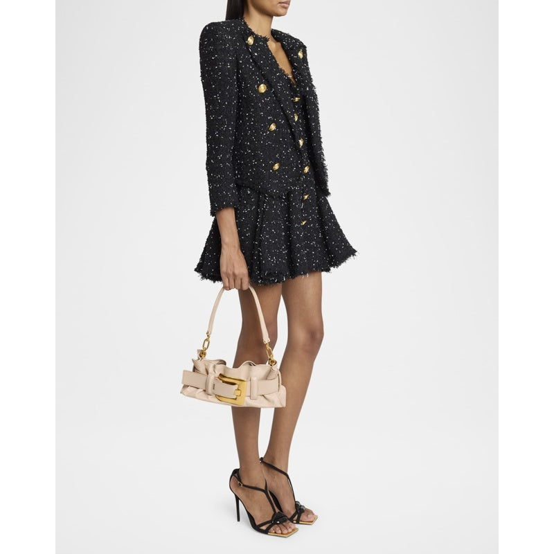 Bolsa Shoulder Anthem Mini Buckle in Calfsk