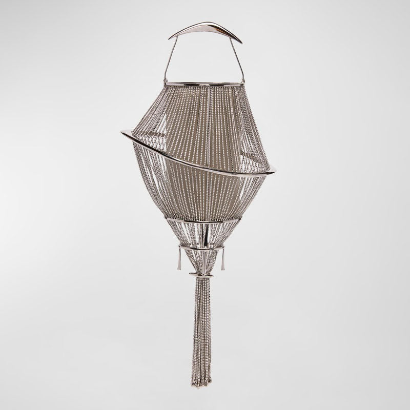 Bolsa Handle Lumiere Mesh Crystal  - Mercado de Luxo - O Maior E-Commerce de Bens, Produtos e Serviços de Luxo do Brasil.