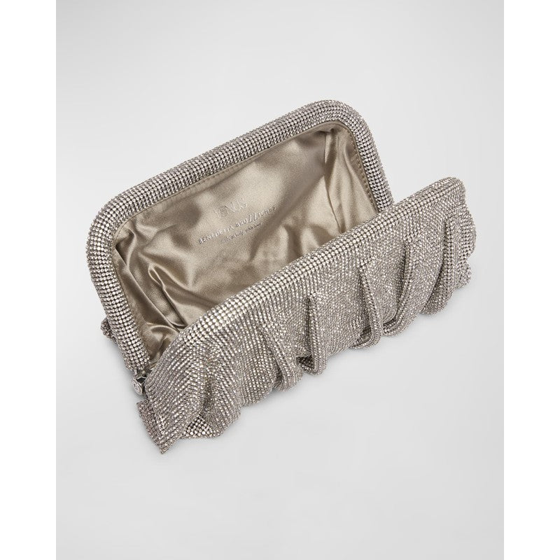 Bolsa Clutch Venus La Grande Metallic Crystal