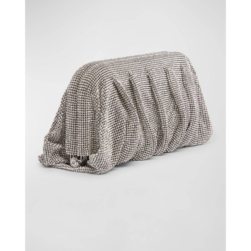 Bolsa Clutch Venus La Grande Metallic Crystal