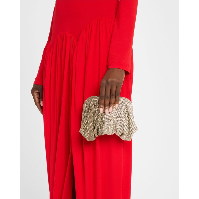 Bolsa Clutch Venus La Petite Mesh Crystal