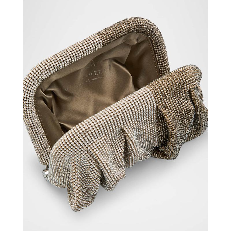 Bolsa Clutch Venus La Petite Mesh Crystal