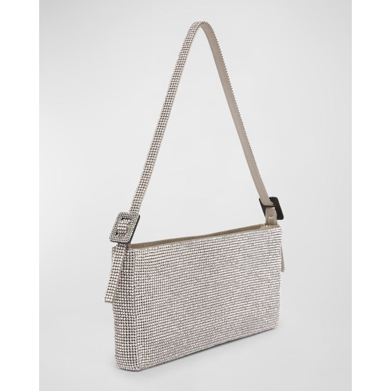 Bolsa Shoulder Your Best Friend La Grande Mesh Crystal