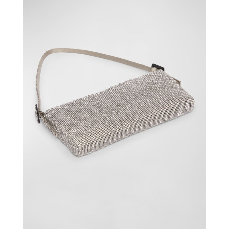Bolsa Shoulder Your Best Friend La Grande Mesh Crystal