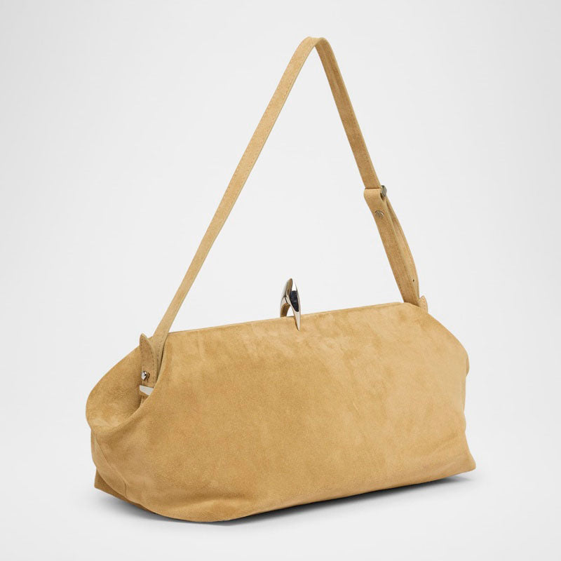 Bolsa Shoulder Sophia Suede - Mercado de Luxo - O Maior E-Commerce de Bens, Produtos e Serviços de Luxo do Brasil.