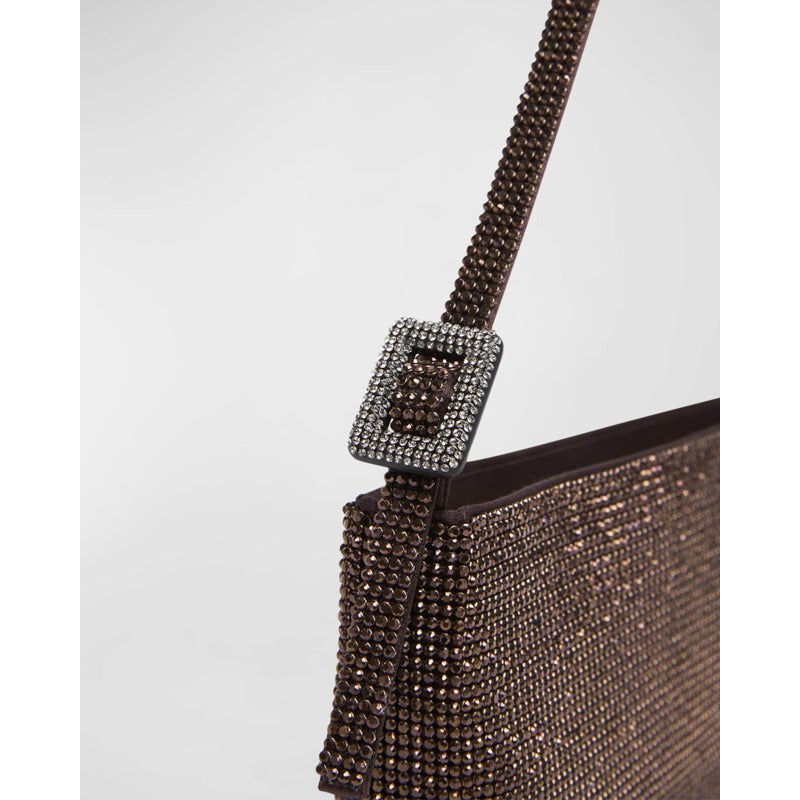 Bolsa Shoulder Your Best Friend La Grande Mesh Crystal
