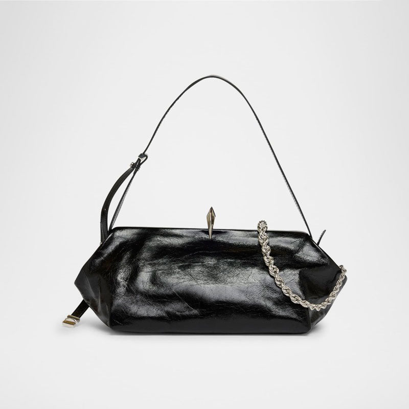Bolsa Shoulder Sophia Crinkled - Mercado de Luxo - O Maior E-Commerce de Bens, Produtos e Serviços de Luxo do Brasil.