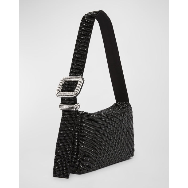 Bolsa Shoulder Vitty Mignon Mesh Crystal