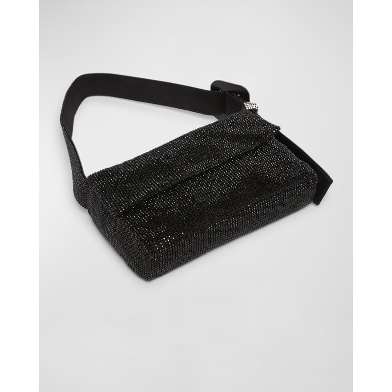 Bolsa Shoulder Vitty Mignon Mesh Crystal