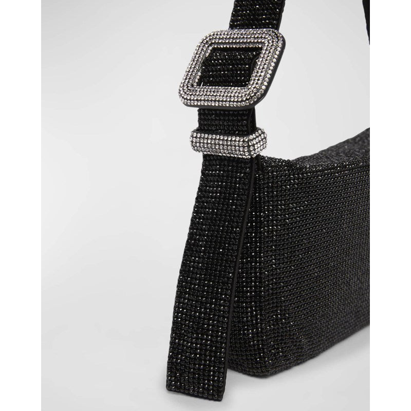Bolsa Shoulder Vitty Mignon Mesh Crystal