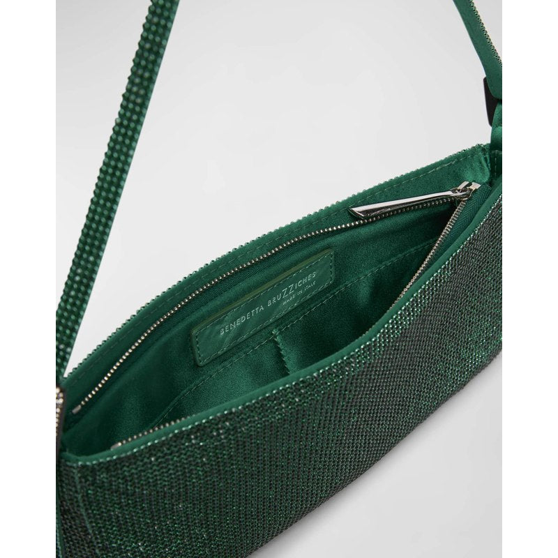 Bolsa Shoulder Your Best Friend La Grande Mesh Crystal