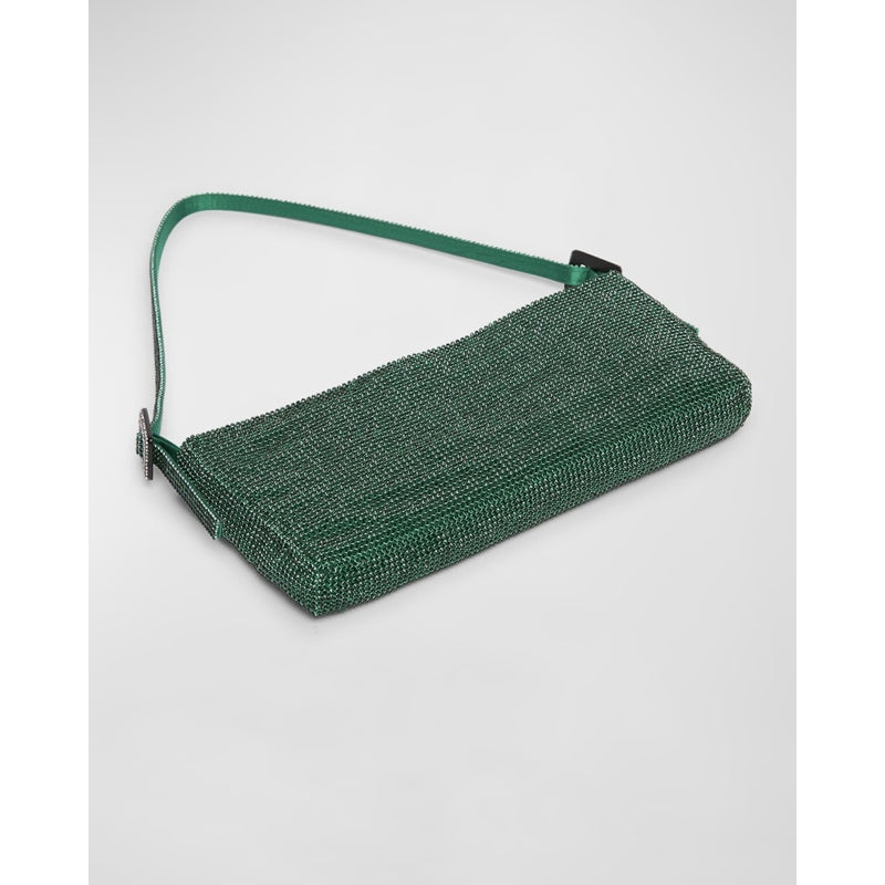 Bolsa Shoulder Your Best Friend La Grande Mesh Crystal