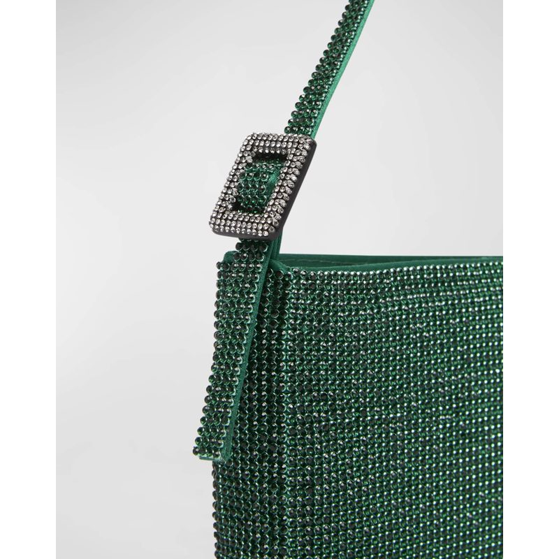 Bolsa Shoulder Your Best Friend La Grande Mesh Crystal