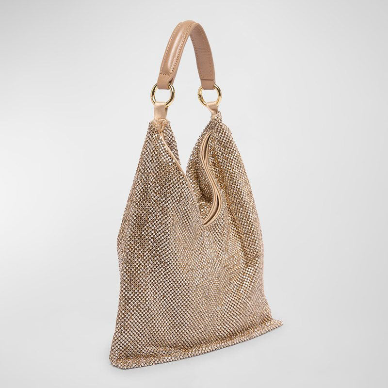 Bolsa Shoulder Bella Ciao Mesh Crystal - Mercado de Luxo - O Maior E-Commerce de Bens, Produtos e Serviços de Luxo do Brasil.