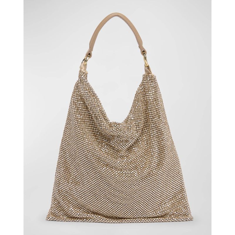 Bolsa Shoulder Bella Ciao Mesh Crystal