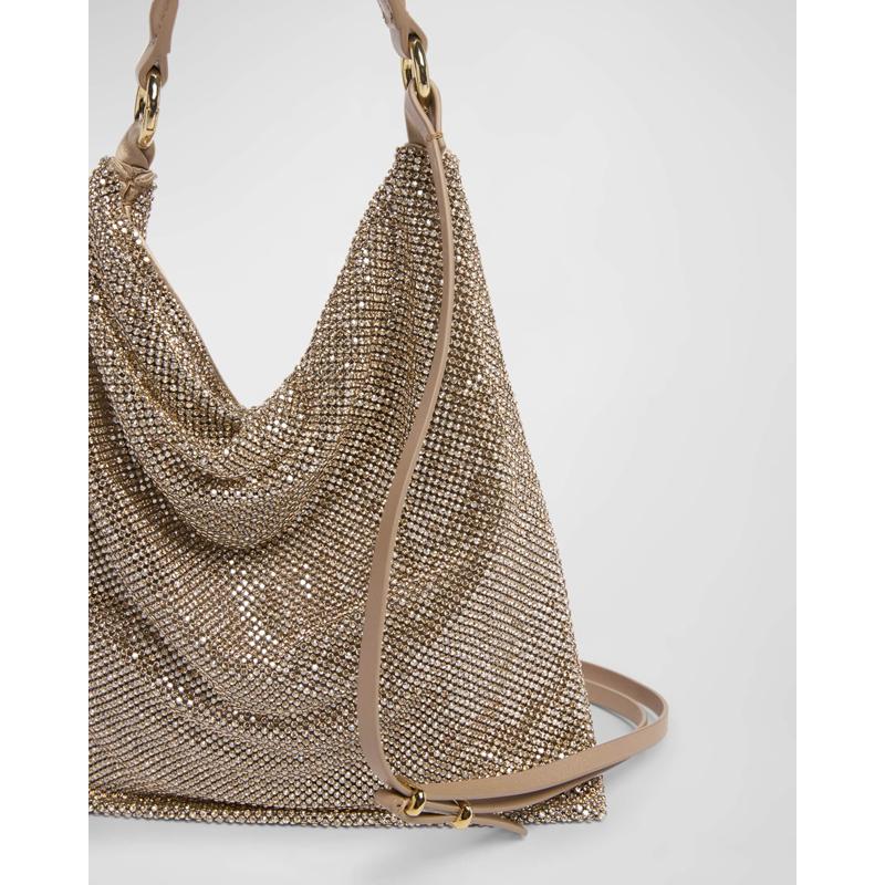 Bolsa Shoulder Bella Ciao Mesh Crystal