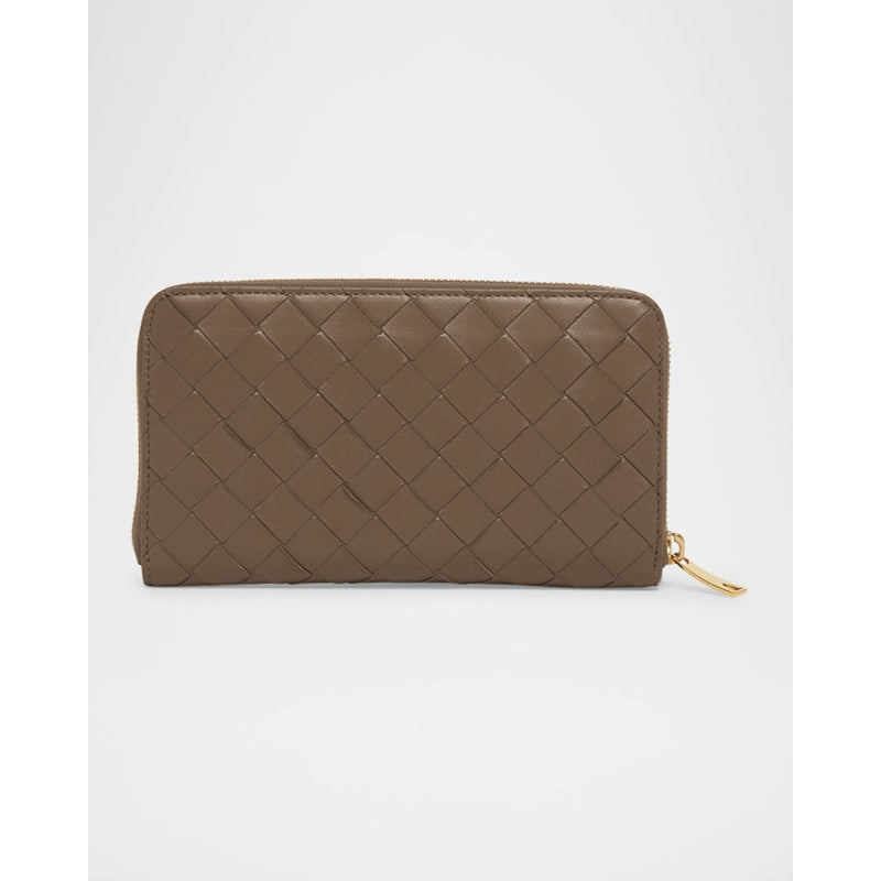 Bolsa Wallet Intrecciato Zip-Around