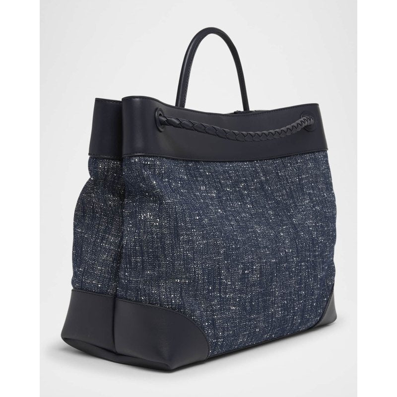 Bolsa Shopper Largeiamo Denim Boucle