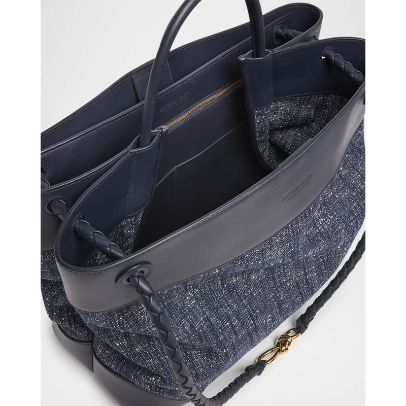 Bolsa Shopper Largeiamo Denim Boucle